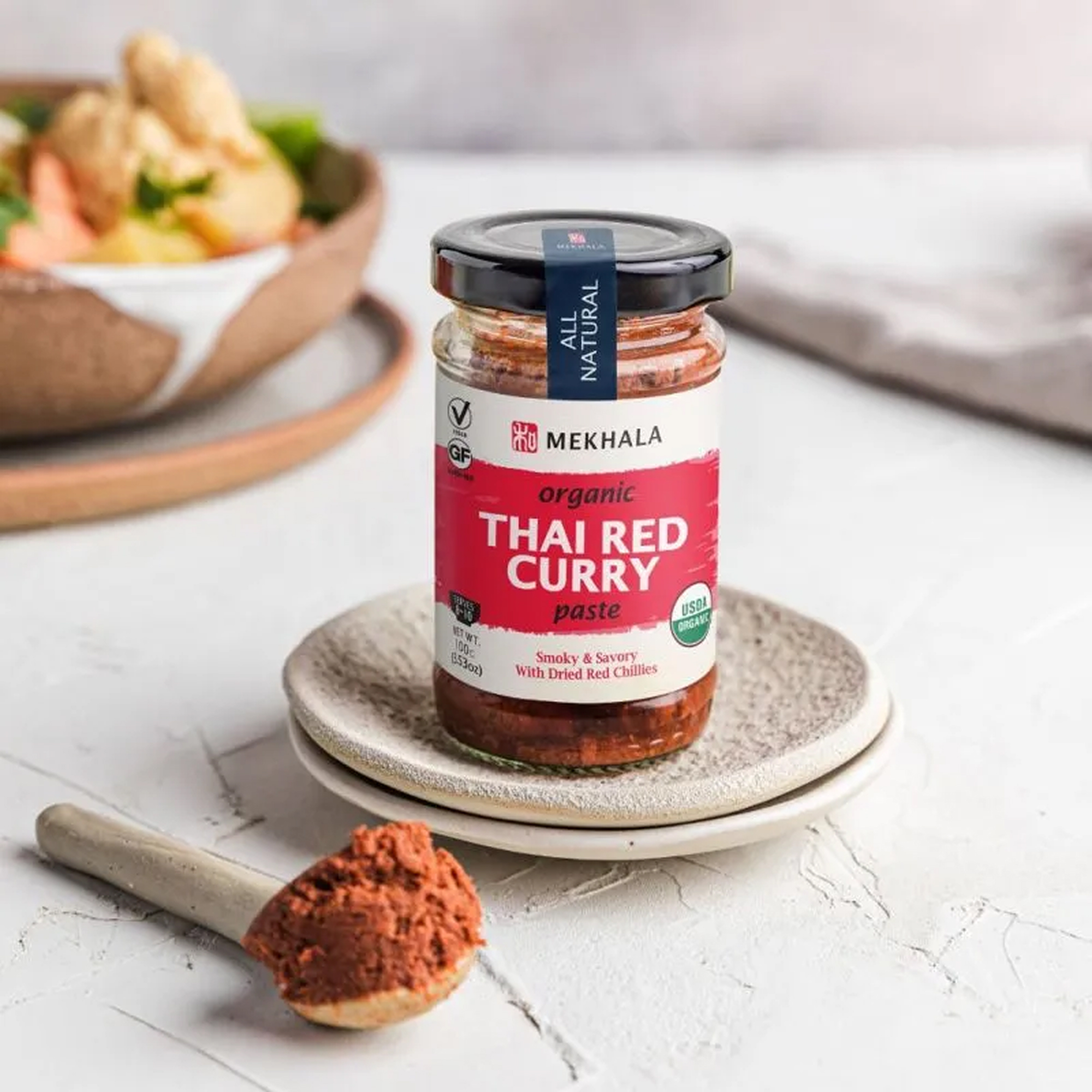 Organic Thai Red Curry Paste - Mekhala
